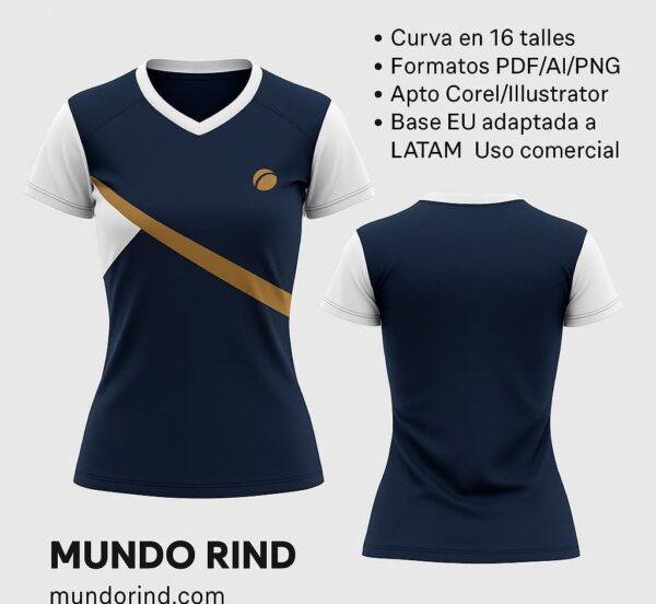 CAMISETA VOLEY DAMA