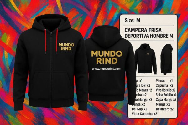 CAMPERA FRIZA DEPORTIVA HOMBRE