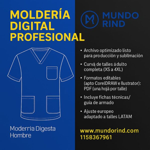 CAMISA MEDICA DE HOMBRE
