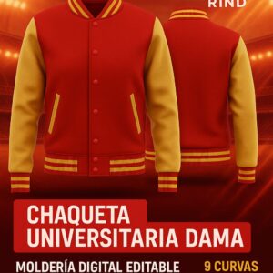 Chaqueta Universitaria Dama
