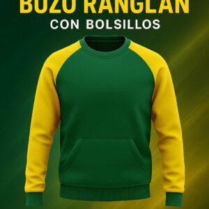 BUZO RANGLAN CON BOLSILLOS