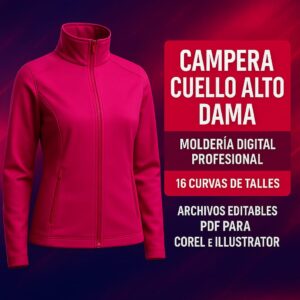 CAMPERA CUELLO ALTO DAMA