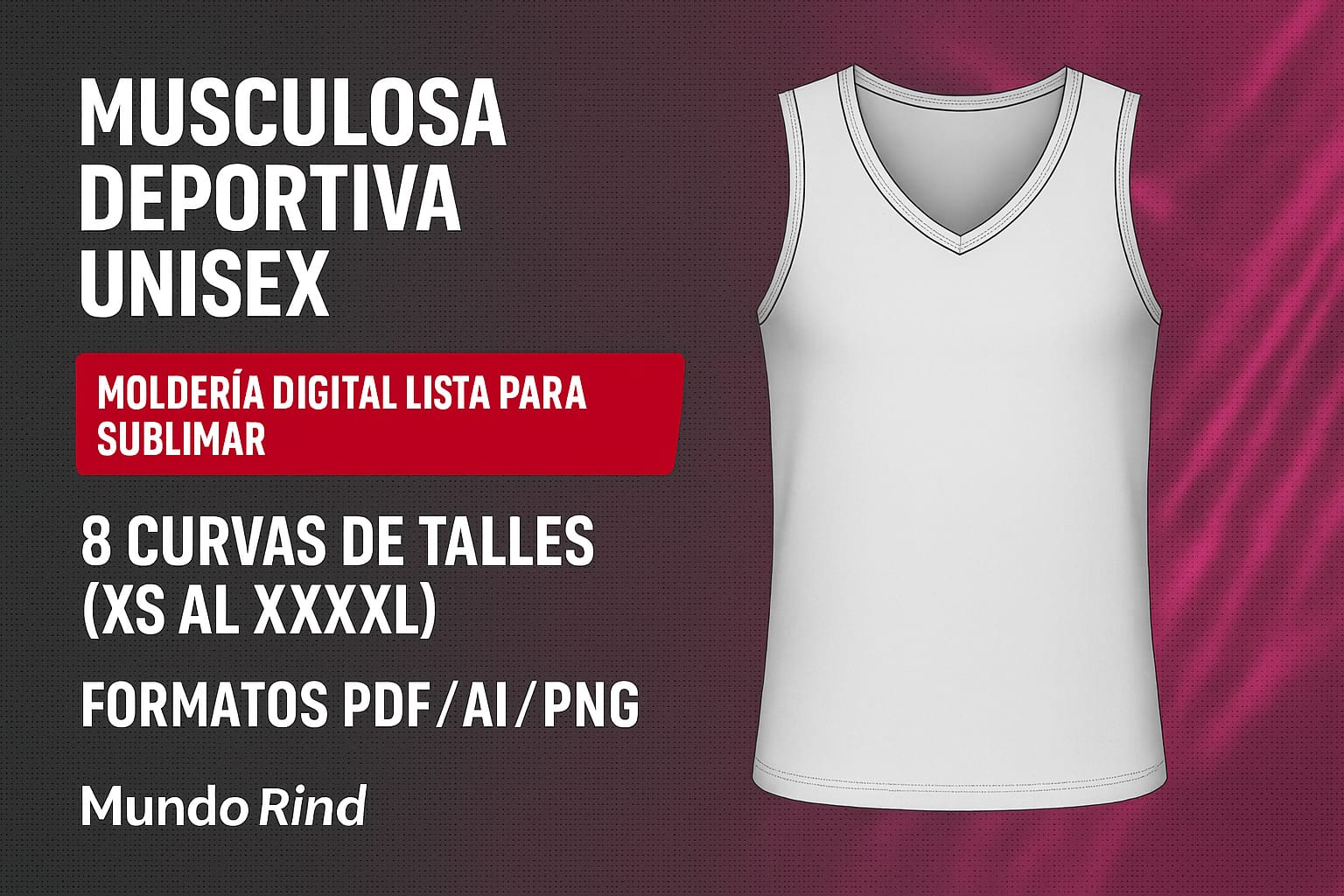 MUSULOSA DEPORTIVA UNISEX